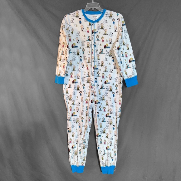 Peanuts Adult Sleeper Pajamas - Picture 1 of 6